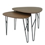 SET 2 MESAS LATERALES INDUSTRIAL