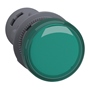 LUZ PILOTO REDONDO 22 VERDE 24 VAC/DC