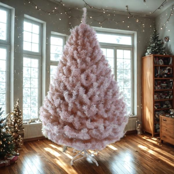 ÁRBOL NAVIDEÑO SIERRA 1.90 M CON 1109 RAMAS ROSA