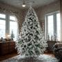ÁRBOL NAVIDEÑO NEVADO ASPEN 2.50 M CON 1404 RAMAS
