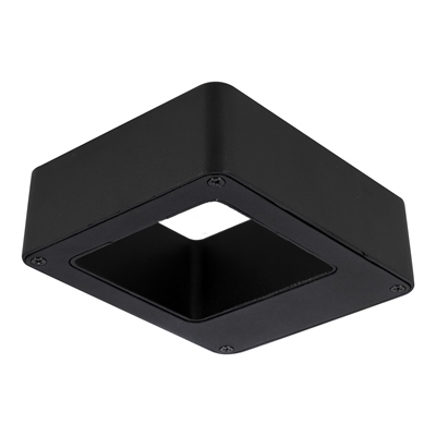 ARBOTANTE DE MURO LED EXTERIOR SOBREPONER 6W 3000K IP54 NEGRO MATE