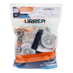KIT DE INSTALACIÓN PARA FREGADERO DE DOBLE TARJA BLANCO URREA 10 PIEZAS