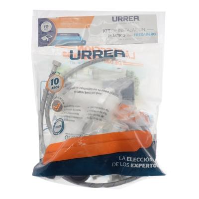KIT DE INSTALACIÓN PARA FREGADERO BLANCO URREA 8 PIEZAS