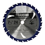 DISCO DE CORTE MADERA PARA SIERRA CIRCULAR 7 1/4" 24 DIENTES