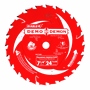 DISCO SIERRA DEMON PARA CORTAR MADERA CON CLAVOS 7 1/4" 24 DIENTES