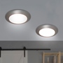 PLAFÓN ILUMINADO LED SOBREPONER CIRCULAR 12.5 W PLATA USO INTERIOR