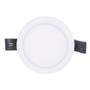 LÁMPARA DE TECHO EMPOTRABLE LED CIRCULAR 3" 6 W BLANCA MATE LUZ FRÍA