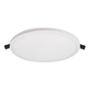 LÁMPARA DE TECHO EMPOTRABLE LED CIRCULAR 5" 12 W BLANCA MATE