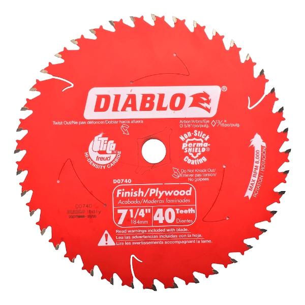 DISCO DE CORTE PARA MADERA SIERRA CIRCULAR 7 1/4" 40 DIENTES