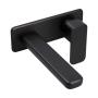 LLAVE PARA LAVABO MONOMANDO NEGRO A MURO PARA BAJA, MEDIA Y ALTA PRESION