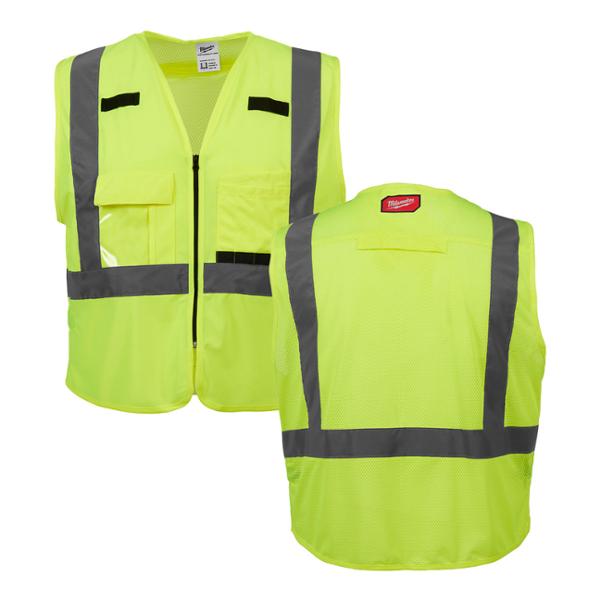CHALECO AMARILLO DE ALTA VISIBILIDAD CLASE 2 TALLA S/M