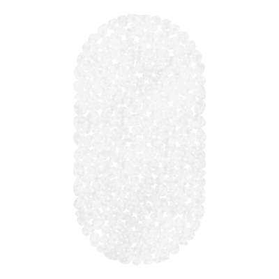 TAPETE PARA BAÑO PVC 68 X 36 CM TRANSPARENTE ANTIDERRAPANTE