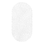 TAPETE PARA BAÑO PVC 68 X 36 CM TRANSPARENTE ANTIDERRAPANTE
