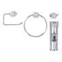 LLAVE PARA LAVABO MONOMANDO CROMO A LAVABO CON ACCESORIOS