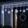 LUCES NAVIDEÑAS 14 COPOS LED BLANCO 6.1 M 134 LUCES