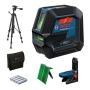 NIVEL LASER 50 METROS LINEAS VERDES CON PUNTOS, TRIPIE Y PORTATRIPIE