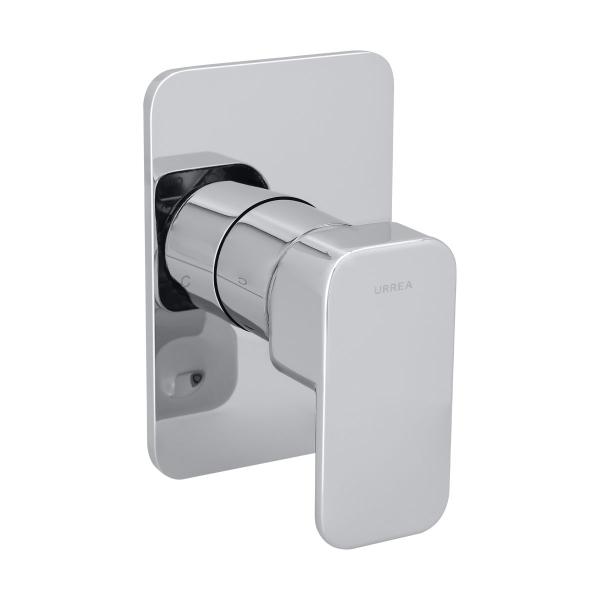 LLAVE MEZCLADORA PARA REGADERA O TINA MONOMANDO EMPOTRABLE LATON CROMO DURABLE