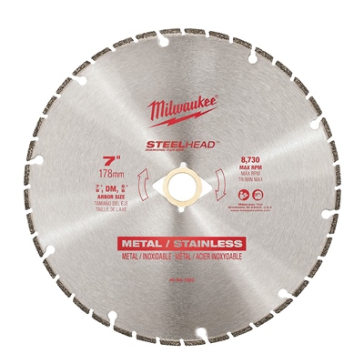 DISCO 7 IN STEELHEAD PARA CORTE EN METAL