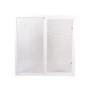VENTANA CORREDIZA PVC 120 X 120 CM APERTURA CORREDIZA BLANCO