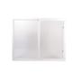 VENTANA CORREDIZA PVC 150 X 120 CM APERTURA CORREDIZA BLANCO