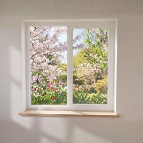 VENTANA CORREDIZA PVC 100 X 100 CM APERTURA CORREDIZA BLANCO