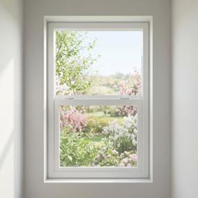 VENTANA GUILLOTINA PVC 60 X 90 CM APERTURA VERTICAL BLANCO