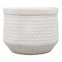 MACETA 5" VINIL TURIN BLANCO (164843)