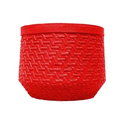 MACETA 5" VINIL TURIN ROJO (164847)