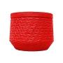 MACETA 5" VINIL TURIN ROJO (164847)