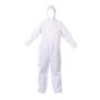OVEROL DESECHABLE CON CAPUCHA 1.80 M X 41 X 0.3 CM BLANCO