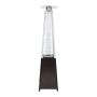 CALEFACTOR DE GAS LP DE PIRAMIDE EXTERIOR 15 M2 CAFÉ