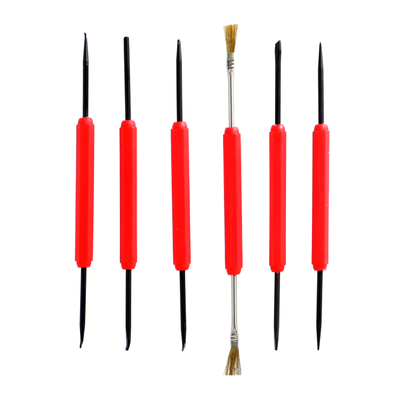 KIT DE HERRAMIENTAS DOBLE CARA PARA SOLDAR 6 PIEZAS