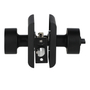 CERRADURA DE PERILLA PARA BAÑO 10 X 6.2 X 6.2 CM ZAMAC NEGRO