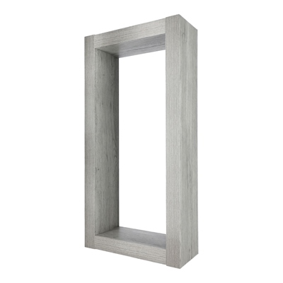 REPISA DE NICHO CAPELLI 40 X 80 X 16 CM GRIS CLARO
