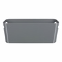 GAVETA ORGANIZADORA CON ASAS 15.5 X 41.2 X 15.3 CM PLÁSTICO GRIS