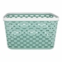 GAVETA DE PLÁSTICO 21.5 X 35.5 X 26.5 CM VERDE TEAL