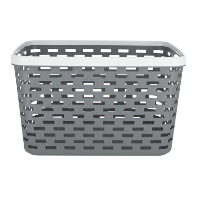 GAVETA ORGANIZADORA CON ASAS 21.5 X 35.5 X 26.5 CM PLÁSTICO GRIS