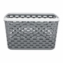 GAVETA ORGANIZADORA CON ASAS 21.5 X 35.5 X 26.5 CM PLÁSTICO GRIS