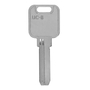LLAVE RESIDENCIAL 6.5 X 2.6 CM PLATA