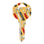 LLAVE RESIDENCIAL 6.6 X 3.3 CM MULTICOLOR