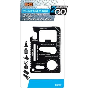 MULTIHERRAMIENTA ALUMINIO TIPO TARJETA PARA USO GENERAL