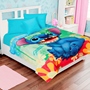 COBERTOR STITCH TROPIC MATRIMONIAL AZUL