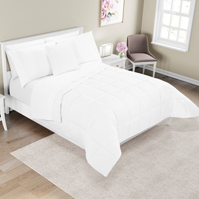 SET DE SÁBANAS PREMIUM SILKY TOUCH KING SIZE BLANCO 4 PIEZAS