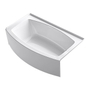 TINA DE BAÑO EXPANSE EMPOTRABLE 210.5 L OVALADA SIN HIDROMASAJE DESAGÜE DERECHO