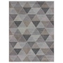 TAPETE PARA SALA POLIPROPILENO 160 X 230 CM MULTICOLOR GEOMÉTRICO SUAVE Y FÁCIL DE LIMPIAR