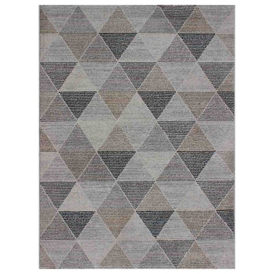 TAPETE PARA SALA POLIPROPILENO 200 X 290 CM MULTICOLOR FÁCIL LIMPIEZA