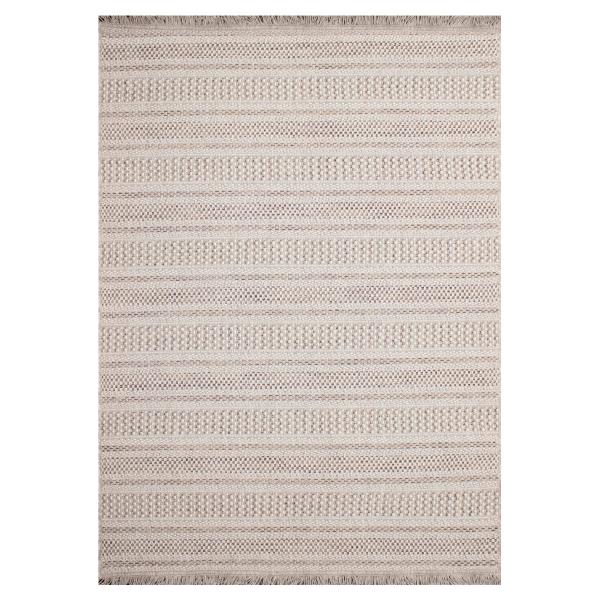 TAPETE PARA SALA GIPSY POLIPROPILENO 160 X 230 CM BEIGE FÁCIL MANTENIMIENTO