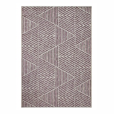TAPETE PARA SALA POLIPROPILENO 120 X 170 CM MORADO DE FÁCIL MANTENIMIENTO