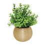 PLANTA DE PLÁSTICO DECORATIVA 26 X 20 CM CON MACETA DE CERÁMICA