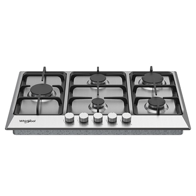 PARRILLA DE GAS WHIRLPOOL 5 QUEMADORES 30 PULGADAS ACERO INOXIDABLE